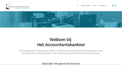 Desktop Screenshot of hetaccountantskantoor.be